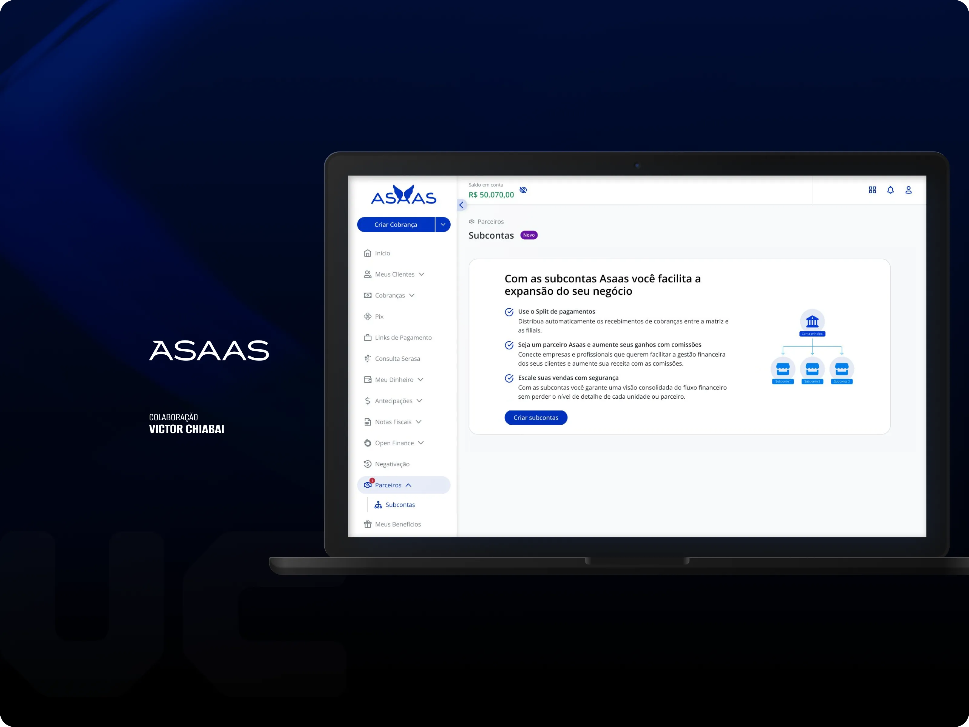Asaas subcontas